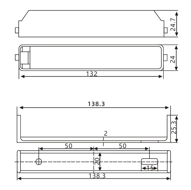 LL10-W LED High-Brightness Small Cabinet Instrument Room Lighting Lamp Size